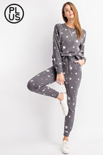 Load image into Gallery viewer, PLUS SIZE STAR PRINT JOGGERS BY RAE MODE
