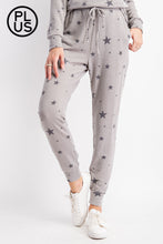 Load image into Gallery viewer, PLUS SIZE STAR PRINT JOGGERS BY RAE MODE
