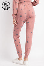 Load image into Gallery viewer, PLUS SIZE STAR PRINT JOGGERS BY RAE MODE
