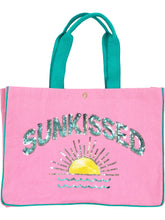 Load image into Gallery viewer, Sunkissed--Sequin Square Tote
