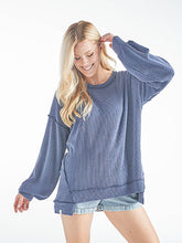 Load image into Gallery viewer, Simply Southern High Low Knit Top
