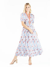 Load image into Gallery viewer, Americana--Simply Southern Red/White/Blue Maxi Dress
