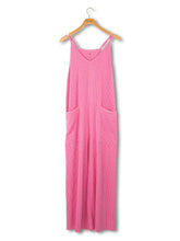 Load image into Gallery viewer, Simply Southern Corded Jumpsuit--Pink
