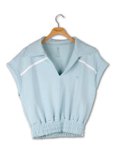 Load image into Gallery viewer, Simply Southern Piped Trim V-Neck Top
