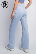 Load image into Gallery viewer, FLEECE FRENCH TERRY STRAIGHT LEG PANTS BY RAE MODE--Plus and Regular
