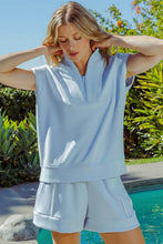 Load image into Gallery viewer, Rae Mode--Modal Scuba Sleeveless Top--Frost (Blue)
