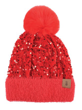 Load image into Gallery viewer, Simply Southern Sequin Beanie
