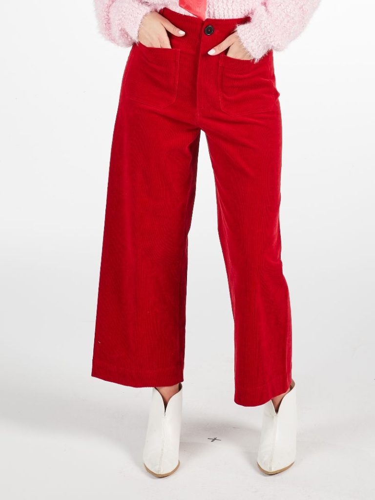 Simply Southern Corded Pant--Rio (Red)