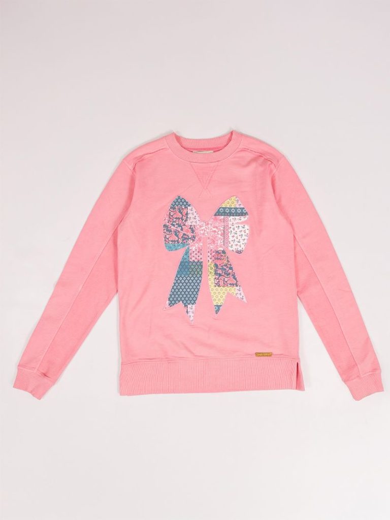 Simply Southern Pink-Katarina Pullover--Bow Design