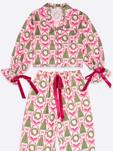 Simply Southern Holiday Pajama Set --Green Trees-- (PJ Set)