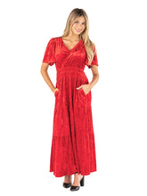 Load image into Gallery viewer, The Elma Dress By Simply Southern--Red Velvet
