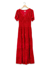 Load image into Gallery viewer, The Elma Dress By Simply Southern--Red Velvet
