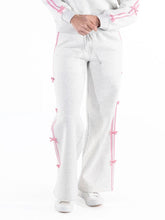 Load image into Gallery viewer, Simply Southern Wide Leg Sweat Pant With Bow Trim
