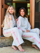 Load image into Gallery viewer, Simply Southern Wide Leg Sweat Pant With Bow Trim
