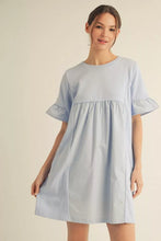 Load image into Gallery viewer, Jodifl Baby Blue Baby Doll Dress
