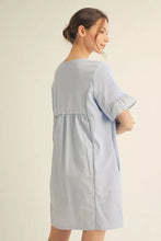 Load image into Gallery viewer, Jodifl Baby Blue Baby Doll Dress
