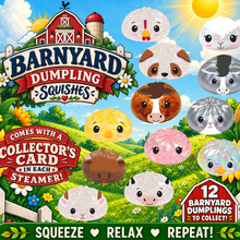 Load image into Gallery viewer, Fun Doh Farm Barnyard Squishy Dumpling Toy
