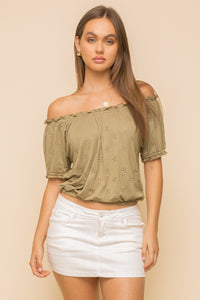 Cabbage Edge Crop Top