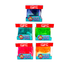 Load image into Gallery viewer, Fun Doh Squish &amp; Squeeze Sparkle Cube Fidget Toy
