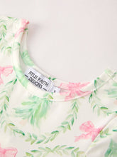 Load image into Gallery viewer, Festive Christmas Tree &amp; Wreath Girls Dress
