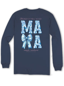 Simply Southern Long Sleeve Tee--Blessed--Mirage