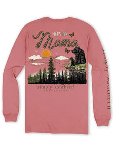 Simply Southern Long Sleeve Tee--MTNMAMA--Rouge