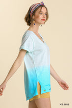 Load image into Gallery viewer, Umgee Distressed Dip Dye Tee
