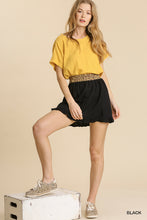 Load image into Gallery viewer, Umgee--Ruffle Hem Black Skirt
