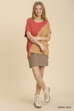 Load image into Gallery viewer, Umgee Dip Dye Coral/Clay Top
