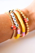 Load image into Gallery viewer, Apple for the TEACHER bright colored bracelet stack jewelry
