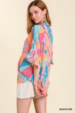 Load image into Gallery viewer, Umgee Mixed Print High Low Top--Mango Mix
