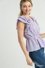 Load image into Gallery viewer, Umgee Textured Lavender Baby Doll Top
