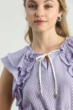 Load image into Gallery viewer, Umgee Textured Lavender Baby Doll Top
