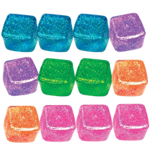Load image into Gallery viewer, Fun Doh Squish &amp; Squeeze Sparkle Cube Fidget Toy
