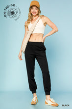 Load image into Gallery viewer, Umgee Black Athleisure Joggers
