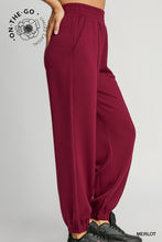 Load image into Gallery viewer, Umgee Luxe On the Go Jogger-Mahogany
