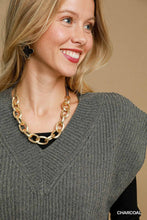 Load image into Gallery viewer, Umgee--Oversized Knit Sleeveless Vest

