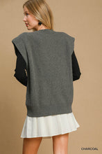 Load image into Gallery viewer, Umgee--Oversized Knit Sleeveless Vest
