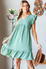 Load image into Gallery viewer, Summer Staple! SOLID BABYDOLL MINI DRESS
