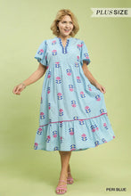 Load image into Gallery viewer, UMGEE PERI-WINKLE PLUS MAXI DRESS
