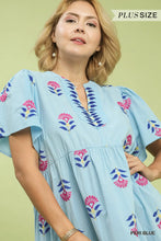 Load image into Gallery viewer, UMGEE PERI-WINKLE PLUS MAXI DRESS
