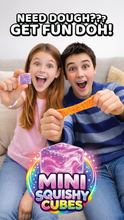 Load image into Gallery viewer, Fun Doh MINI Squishy Cube 2 Pack VIRAL Variety - 24/Display
