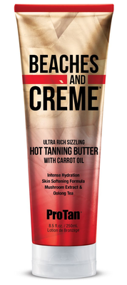 Pro Tan Beaches and Creme Sizzling Hot Tanning Butter