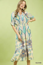 Load image into Gallery viewer, Umgee BOHO Paisley Mix Dress
