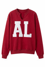 Load image into Gallery viewer, Alabama/AL Reversible Oversized Pullover
