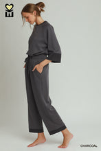 Load image into Gallery viewer, Umgee Cloud Knit Pant--Charcoal
