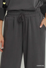 Load image into Gallery viewer, Umgee Cloud Knit Pant--Charcoal
