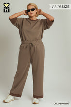 Load image into Gallery viewer, Umgee Cloud Knit Pant--Coco Brown--Regular and Plus Sizes
