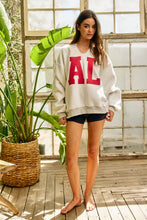 Load image into Gallery viewer, Alabama/AL Reversible Oversized Pullover

