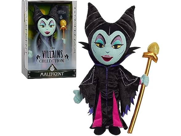 Disney Villains Collection: Maleficent Plush, 13-inch Collectible Plush Doll
